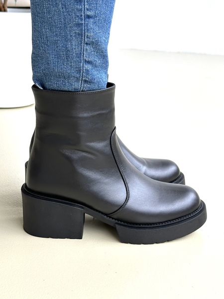 Ботинки женские кожаные зимние MABU 3100