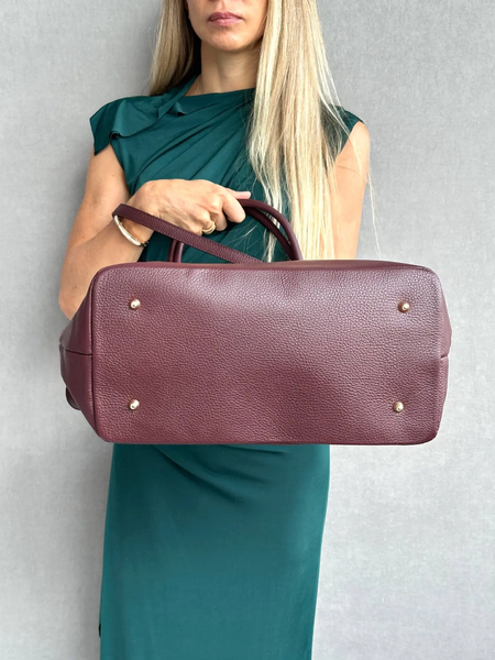 Сумка кожаная Nila&Nila BNN9023 BORDO