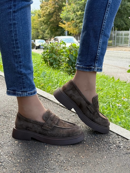 Лоферы TUFFONI 1025021VL коричневые