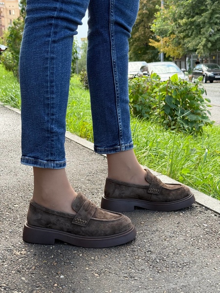 Лоферы TUFFONI 1025021VL коричневые